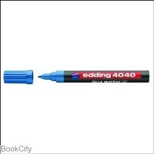 تصویر  ماژيك طراحي آبي نوك گرد edding 4040 Deco 1-2mm F