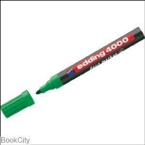 تصویر  ماژيك طراحي سبز نوك گرد edding 4000 Deco 2-4mm M