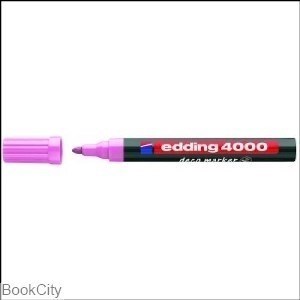 تصویر  ماژيك طراحي صورتي نوك گرد edding 4000 Deco 2-4mm M