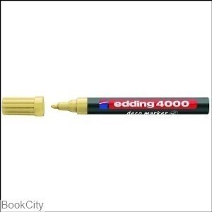 تصویر  ماژيك طراحي طلايي نوك گرد edding 4000 Deco 2-4mm M