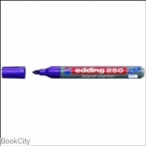 تصویر  ماژيك وايت‌برد نوك گرد بنفش edding 250 1.5-3mm 008