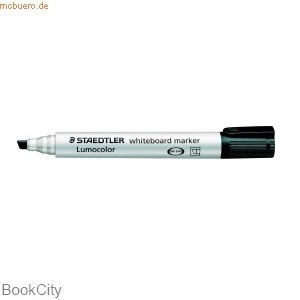 تصویر  ماژيك وايت‌برد نوك تخت مشكي STAEDTLER Lumocolor 351