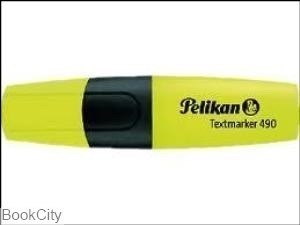 تصویر  ماژيك هاي‌لايت زرد pelikan F490