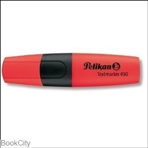 تصویر  ماژيك هاي‌لايت قرمز Pelikan F490