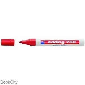 تصویر  ماژيك پوششي نوك گرد سرخابي edding 750 2-4mm 002