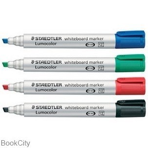 تصویر  ماژيك وايت‌برد نوك تخت سبز STAEDTLER Lumocolor 351