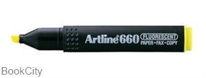 تصویر  ماژيك هاي‌لايت زرد Artline 660