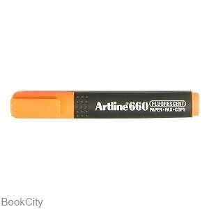 تصویر  ماژيك هاي‌لايت نارنجي Artline 660