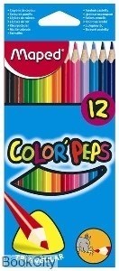 تصویر  مدادرنگي 12رنگ مقوايي Maped 183212