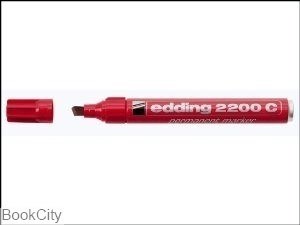 تصویر  ماژيك قرمز نوك تخت edding 2200 C 1-5mm