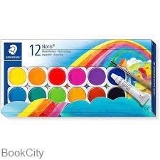 تصویر  آبرنگ 12 رنگ Staedtler Noris Club 888CN12
