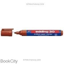 تصویر  ماژيك قهوه‌اي 007 نوك گرد edding 30 1.5-3mm