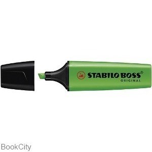 تصویر  ماژيك هاي‌لايت سبز STABILO 73-120 Boss Original