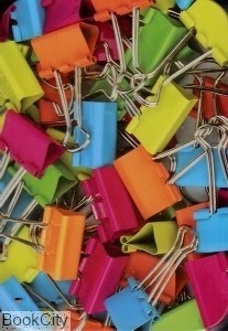 تصویر  گيره دوبل رنگي 12 عددي جعبه فلزي Clips 3417