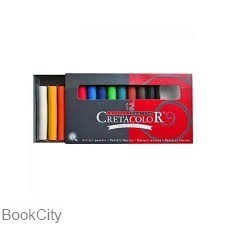 تصویر  گچ پاستيل 12 رنگ CRETACOLOR 49012