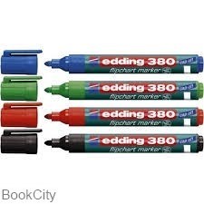 تصویر  ماژيك قرمز فليپ چارت edding 380