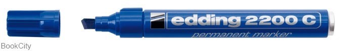 تصویر  ماژيك آبي نوك تخت edding 2200 C 1-5mm